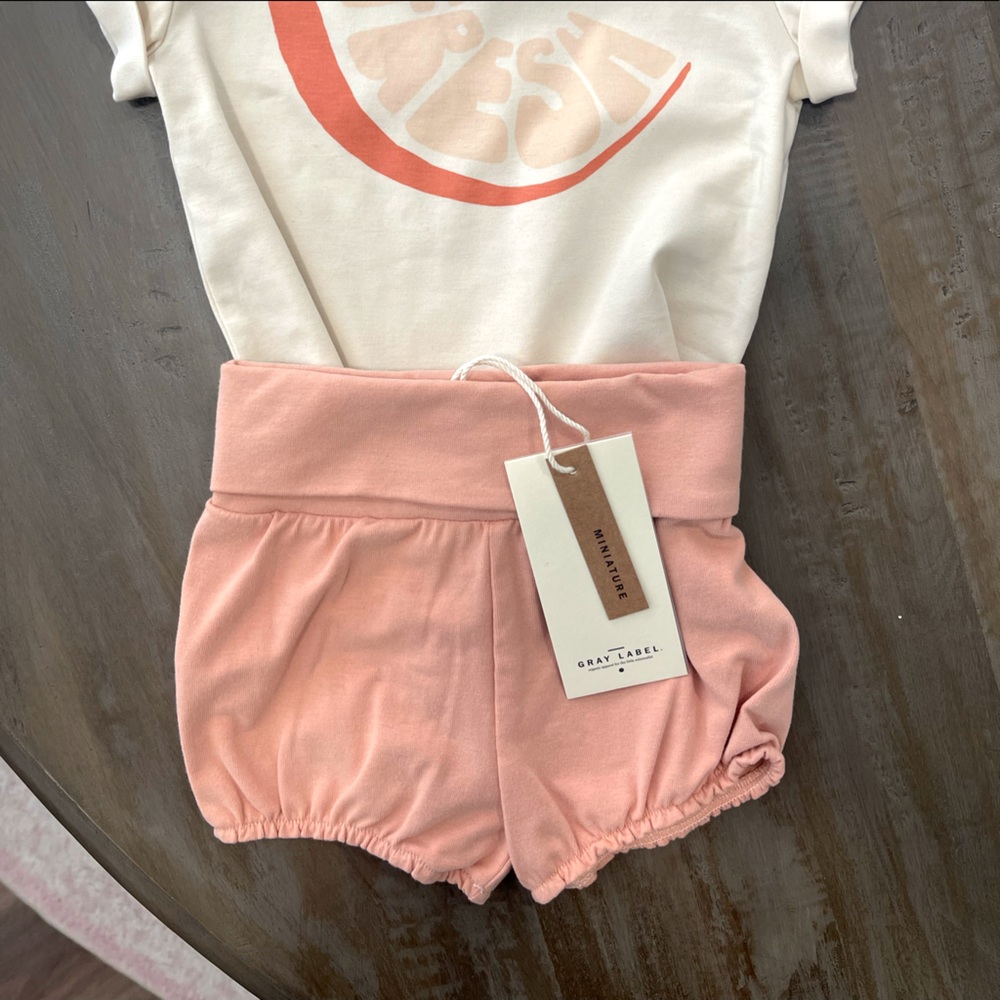Gray Label Baby Relaxed Bloomers in Clay Color